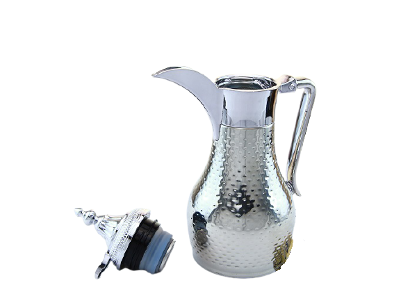 Stainless steel coffee pot - silver