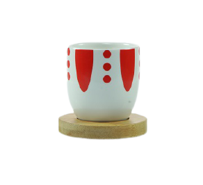 Bo Points Coffee Cups Set - Red 