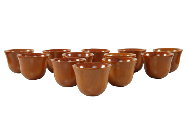 Wooden cups set - small 