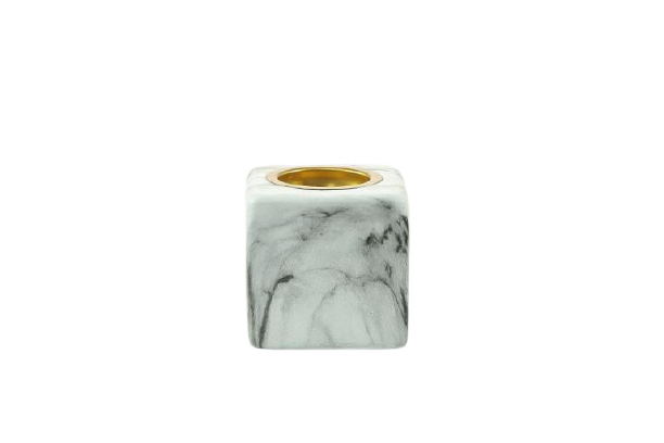 Decorative white marble incense burner