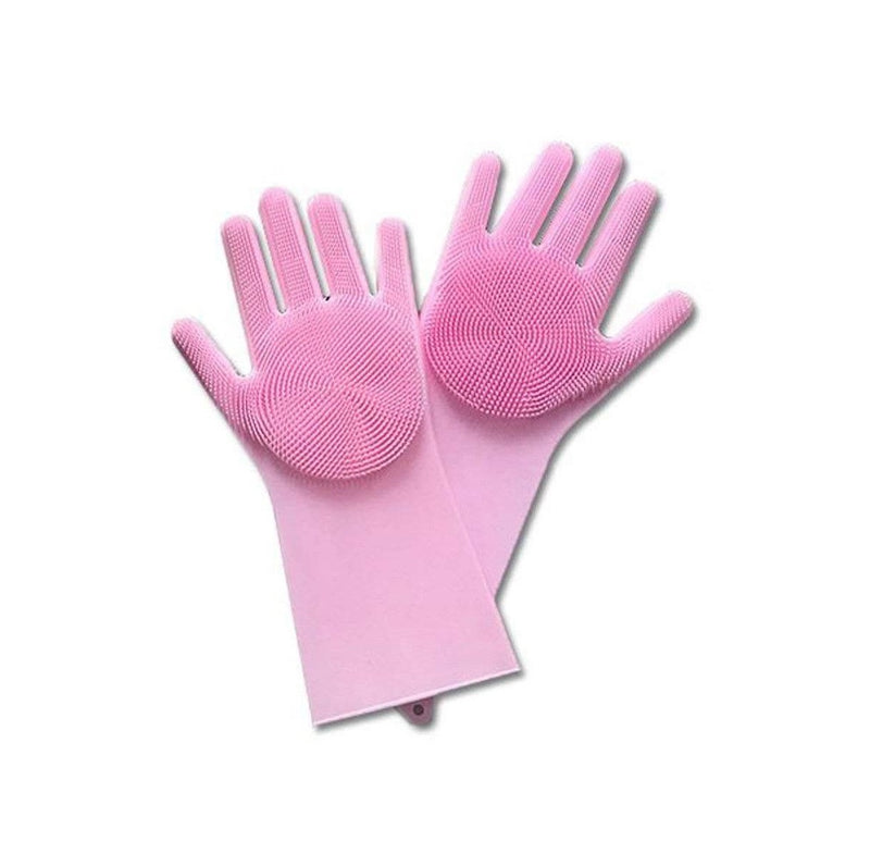 Silicone gloves for cleaning food