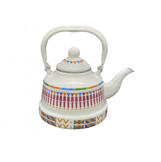 Decorative white heritage jug, 3.3 litres 