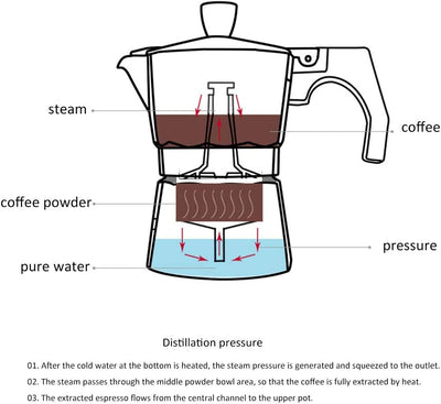 Portable coffee kettle with concentrate drip filter