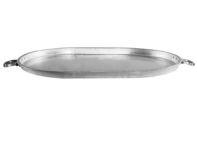 Aluminum oval tray - small