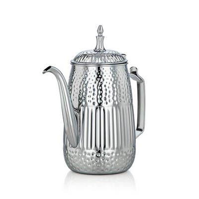 Stainless steel pot, 1.3 liters, silver