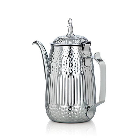 Stainless steel pot, 1.3 liters, silver