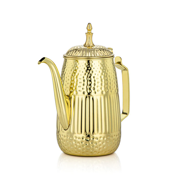 Stainless steel Dallah 1.3 liter gold