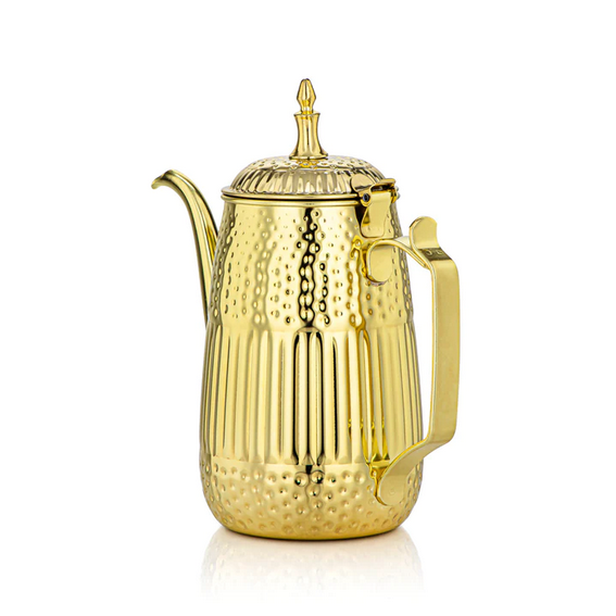 Stainless steel Dallah 1.3 liter gold