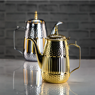 Stainless steel Dallah 1.3 liter gold