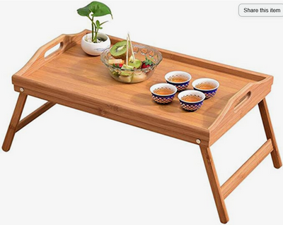 Wooden picnic table